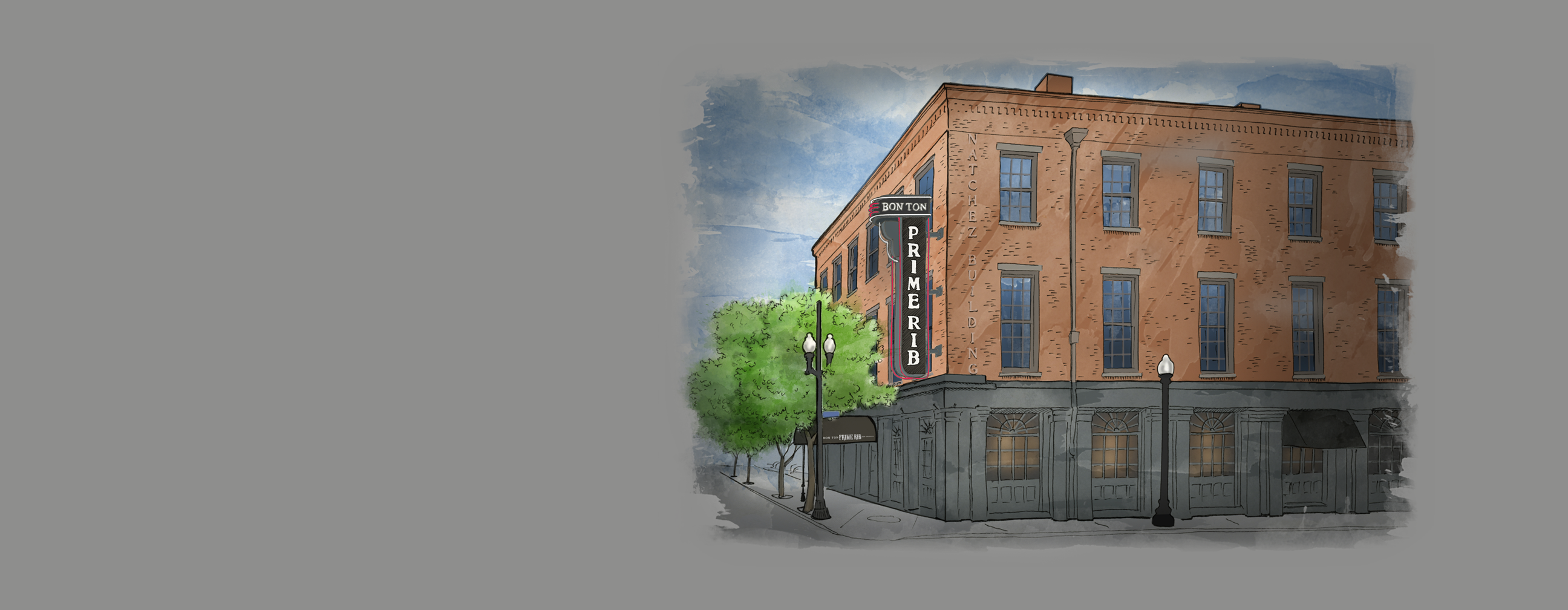 Bon Ton Prime Rib HomePage Header Illustration